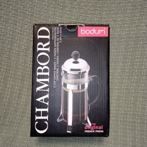 Classic Bodum Chambord French Press - Perfect For One! No Capsules Or Filters!